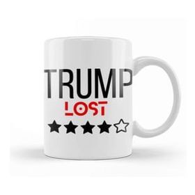 Baskı Dükkanı Trump Lost Porselen Beyaz Kupa Bardak