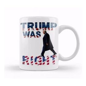 Baskı Dükkanı Trump Was Right Porselen Beyaz Kupa Bardak