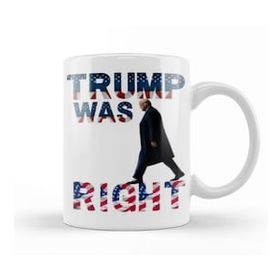 Baskı Dükkanı Trump Was Right Porselen Beyaz Kupa Bardak