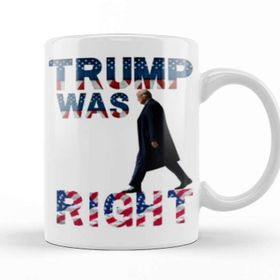 Baskı Dükkanı Trump Was Right Porselen Beyaz Kupa Bardak