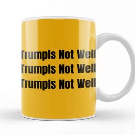 Baskı Dükkanı Trumpıs Not Well Porselen Beyaz Kupa Bardak