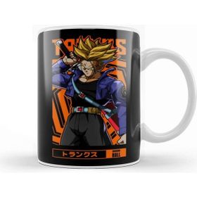 Baskı Dükkanı Trunks Dragon Ball Z Anime Otaku Porselen Beyaz Kupa Bardak