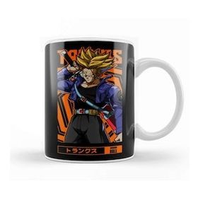 Baskı Dükkanı Trunks Dragon Ball Z Anime Otaku Porselen Beyaz Kupa Bardak