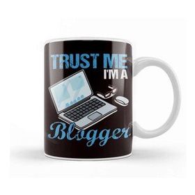Baskı Dükkanı Trust Blogger Influencer Blogging Vlogging Story Influencer Porselen Beyaz Kupa Bardak
