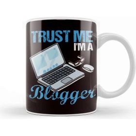 Baskı Dükkanı Trust Blogger Influencer Blogging Vlogging Story Influencer Porselen Beyaz Kupa Bardak