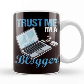 Baskı Dükkanı Trust Blogger Influencer Blogging Vlogging Story Influencer Porselen Beyaz Kupa Bardak