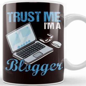 Baskı Dükkanı Trust Blogger Influencer Blogging Vlogging Story Influencer Porselen Beyaz Kupa Bardak