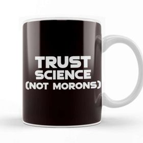 Baskı Dükkanı Trust Science Scientist Math Chemistry Nerd Geek Computer-2 Porselen Beyaz Kupa Bardak