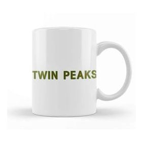 Baskı Dükkanı Twin Peaks Logo Plain Porselen Beyaz Kupa Bardak