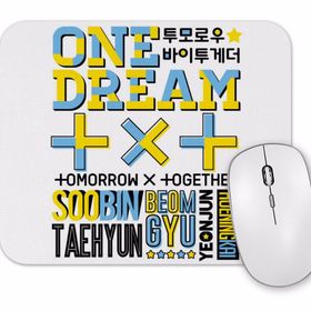 Baskı Dükkanı Txt Font Collage Mouse Pad
