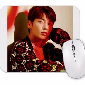 Baskı Dükkanı Txt Taehyun Cat Dog Mouse Pad