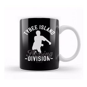 Baskı Dükkanı Tybee Island Flossing Division Porselen Beyaz Kupa Bardak