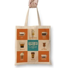 Baskı Dükkanı Types Of Coffee Bez Çanta