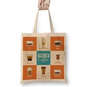 Baskı Dükkanı Types Of Coffee Bez Çanta