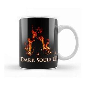 Baskı Dükkanı Tyrannicon Dark Souls Bonfire Porselen Beyaz Kupa Bardak