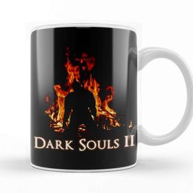Baskı Dükkanı Tyrannicon Dark Souls Bonfire Porselen Beyaz Kupa Bardak