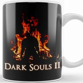 Baskı Dükkanı Tyrannicon Dark Souls Bonfire Porselen Beyaz Kupa Bardak