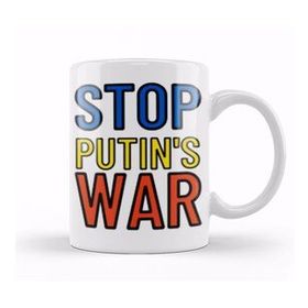 Baskı Dükkanı Ukraine War Stay Strong 2022 Stop Putin's War Kupa