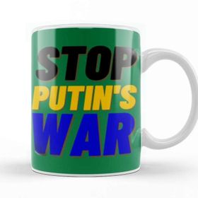 Baskı Dükkanı Ukraine War Stay Strong 2022 Stop Putin's War Kupa