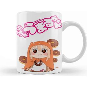 Baskı Dükkanı Umaru Chan Donut Porselen Beyaz Kupa Bardak