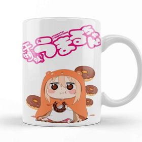 Baskı Dükkanı Umaru Chan Donut Porselen Beyaz Kupa Bardak