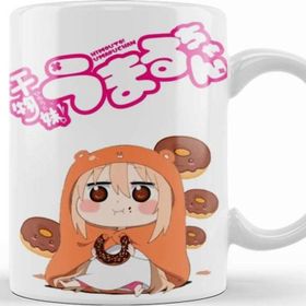 Baskı Dükkanı Umaru Chan Donut Porselen Beyaz Kupa Bardak