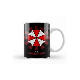 Baskı Dükkanı Umbrella Corp Retro Japanese Resident Evil Kupa