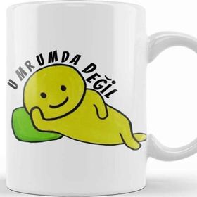 Baskı Dükkanı Umrumda Değil Komik Kupa Bardak