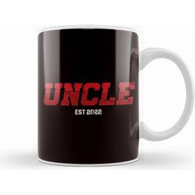 Baskı Dükkanı Uncle Est 2022 Niece Nephew Aunt Brother Mother Father Daddy Kupa