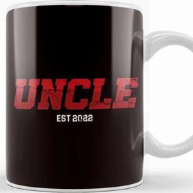 Baskı Dükkanı Uncle Est 2022 Niece Nephew Aunt Brother Mother Father Daddy Kupa