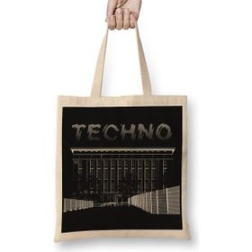 Baskı Dükkanı Underground Place Techno Bez Çanta