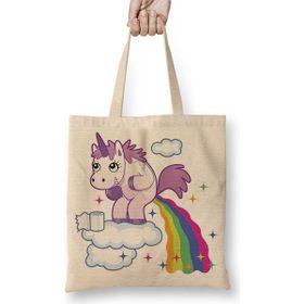 Baskı Dükkanı Unicorn 01 Bez Çanta