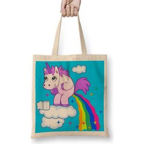 Baskı Dükkanı Unicorn 04 Bez Çanta