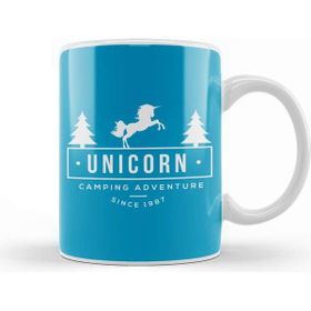 Baskı Dükkanı Unicorn Camping Adventure Summer Camp Kupa