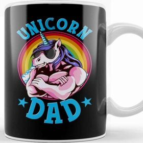 Baskı Dükkanı Unicorn Dad Proud Fathers Of A Unicorn Princess Kupa