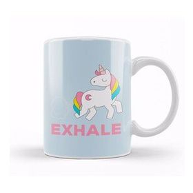 Baskı Dükkanı Unicorn Exhale Pastel Fart Kupa