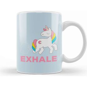 Baskı Dükkanı Unicorn Exhale Pastel Fart Kupa