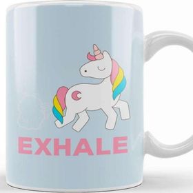 Baskı Dükkanı Unicorn Exhale Pastel Fart Kupa