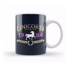 Baskı Dükkanı Unicorn Middle School Logo Kupa
