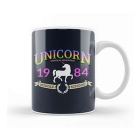 Baskı Dükkanı Unicorn Middle School Logo Kupa