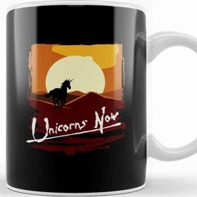 Baskı Dükkanı Unicorns Now Apocalypse Now Kupa