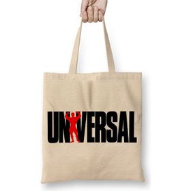 Baskı Dükkanı Universal Fitness Logo Bez Çanta