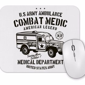 Baskı Dükkanı Us Army Ambulance Mouse Pad