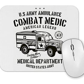 Baskı Dükkanı Us Army Ambulance Mouse Pad