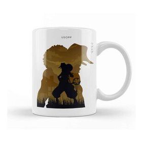 Baskı Dükkanı Usopp One Piece In Silhouette Kupa