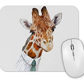Baskı Dükkanı Uzun Zürafa Grafiği Mouse Pad