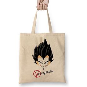Baskı Dükkanı V For Vegeta Bez Çanta