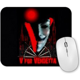 Baskı Dükkanı V For Vendetta Afiş Mouse Pad