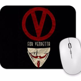 Baskı Dükkanı V For Vendetta Afiş Mouse Pad