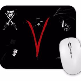 Baskı Dükkanı V For Vendetta Blood in V Mouse Pad